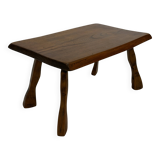 Vintage wooden side table small table wabi sabi natural design