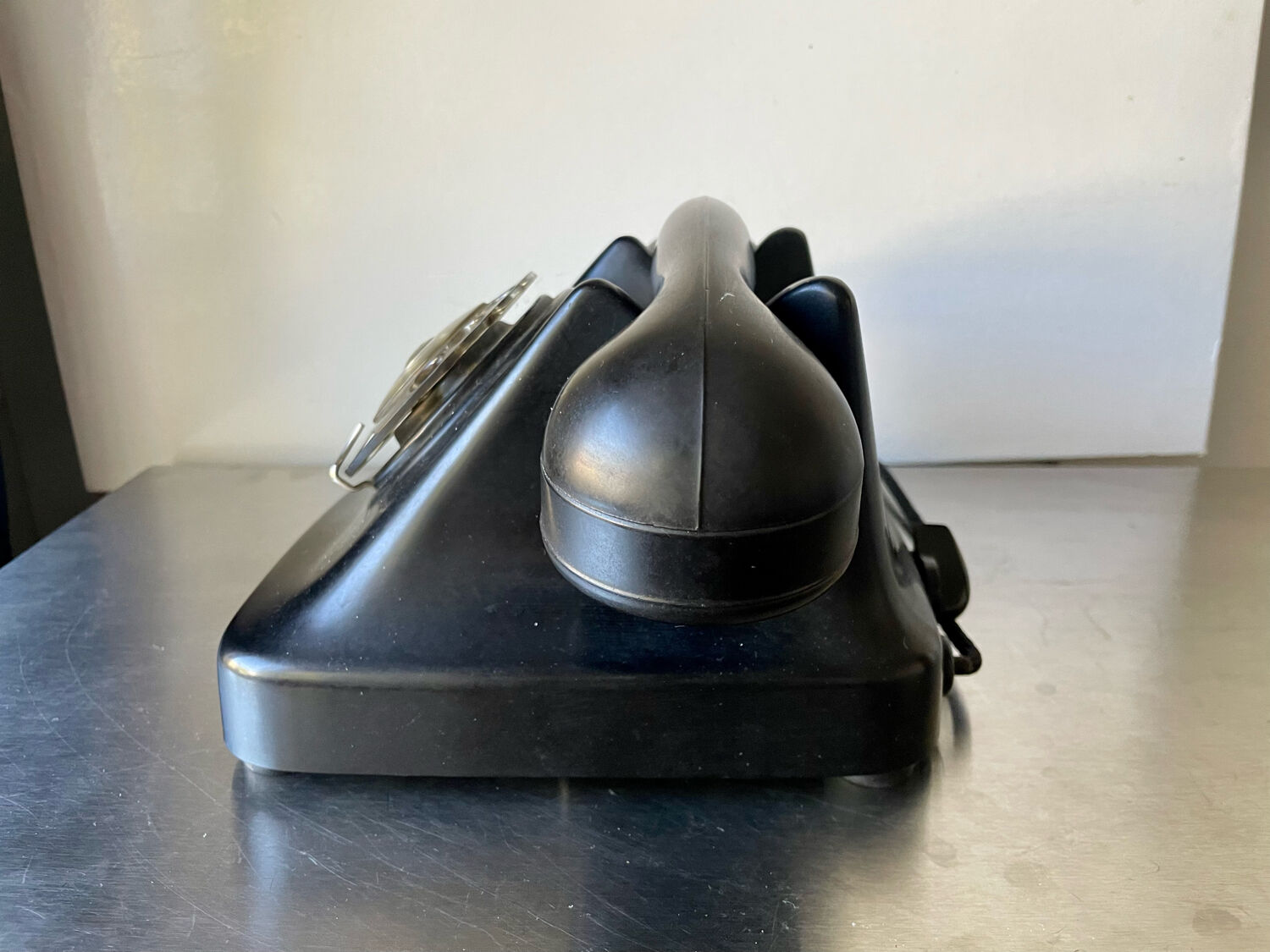 1940’s Scandinavian Bakelite Rotary analog Telephone