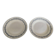 Pair of Gien iron earthenware dessert plates with Austerlitz decor