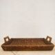 Woven rattan tray