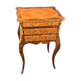 Table chiffonnière en marqueterie d’époque Napoléon III