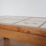 Brutalist coffee table ceramic top