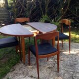 Dining table and its 4 chairs