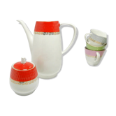 Bol à sucre Karol, modernisme, porcelaine, Chodzież, Pologne, années 1970.