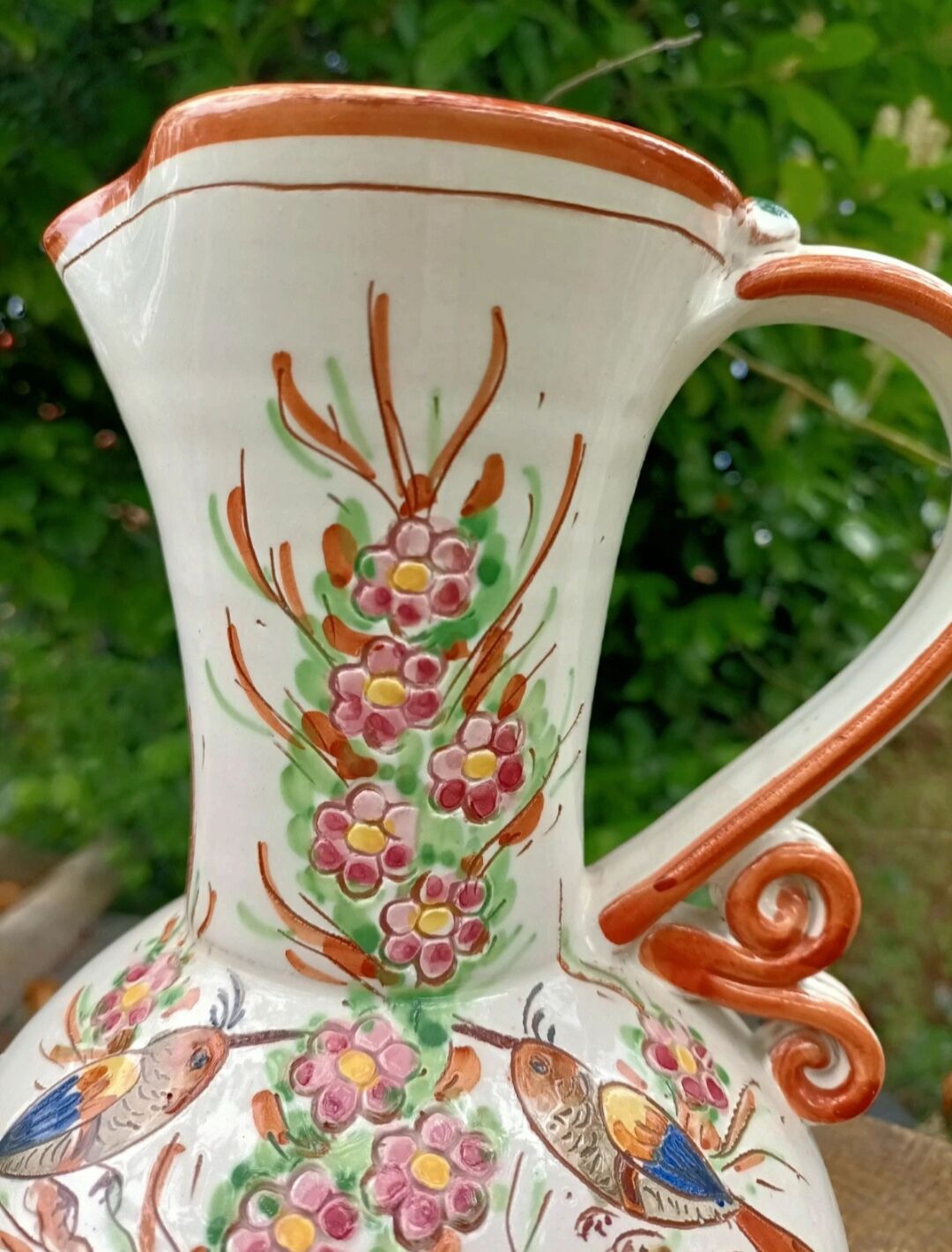 Retro Ceramic Vase Birds