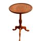 Tripod pedestal table in 20th century stained beech