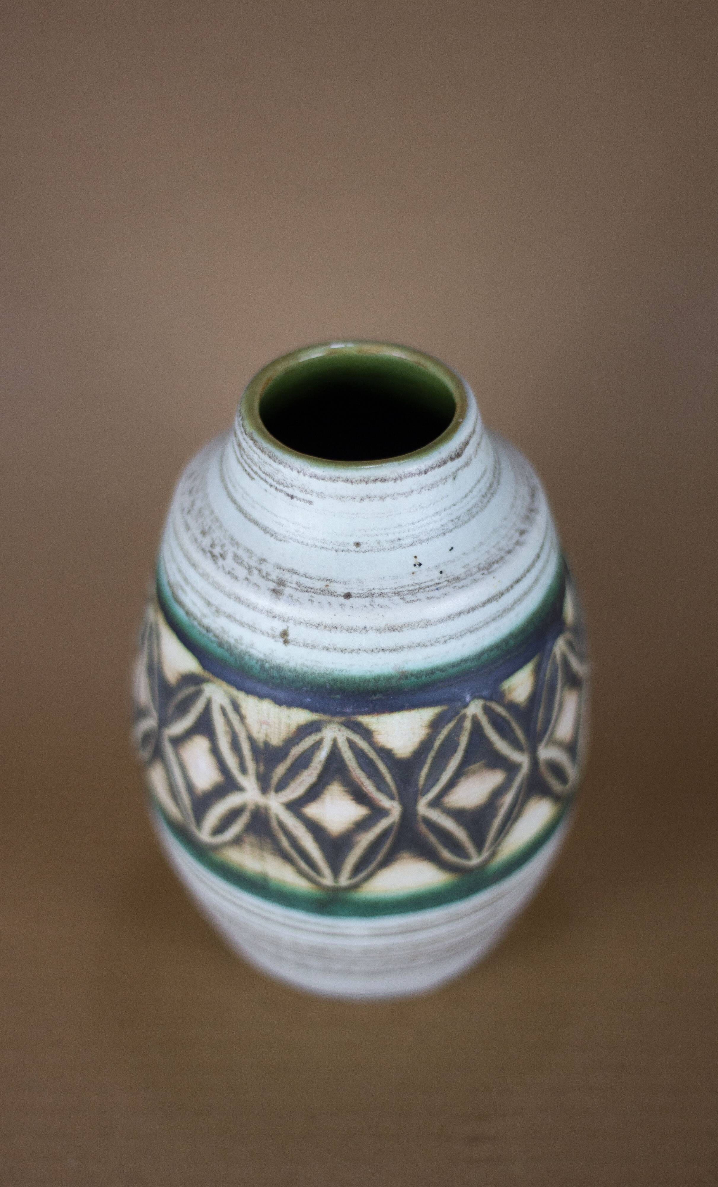 W-Germany ceramic vase, jasba vase 138-15