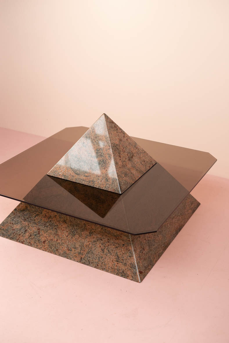 Coffee table in granite