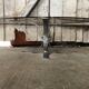 Old coffee table design chrome foot curved