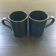 Pair of midnight blue mugs