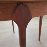 Round dining table McIntosh teak design Scandinavian 50s vintage