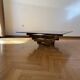 Vintage 1970s Square Coffee Table in Brass and Smoked Glass, David Hicks