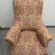 Antique English armchair with Liberty floral tapestry