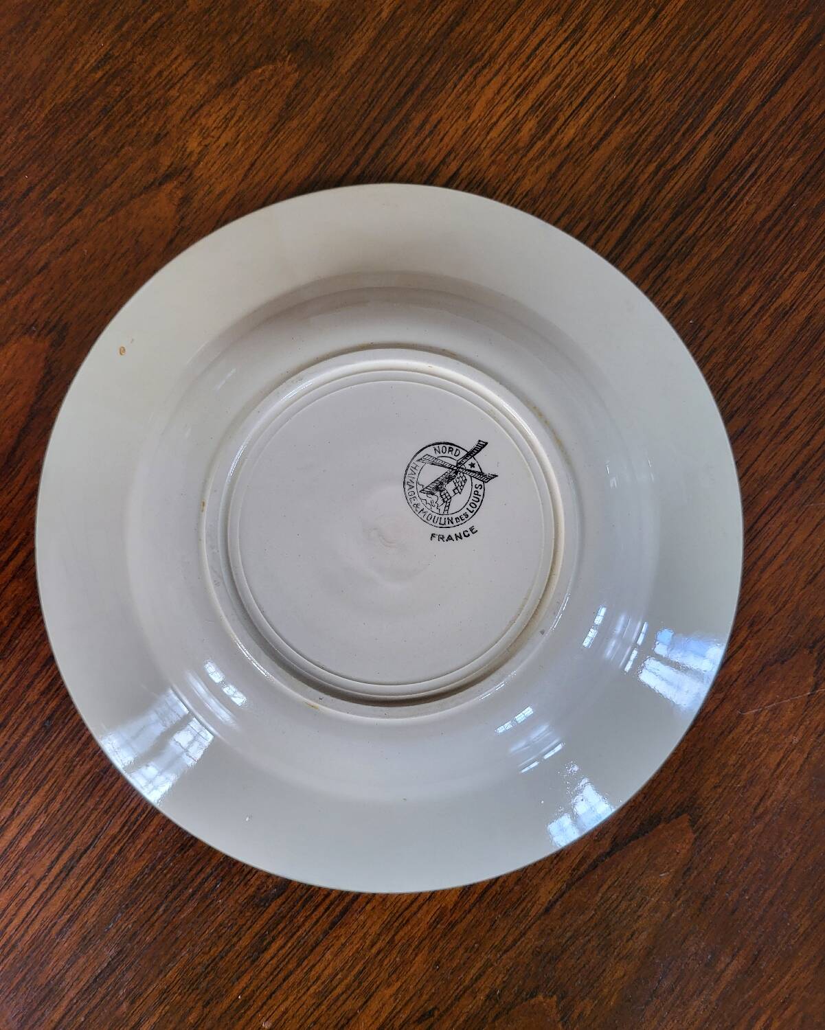 Hamage & Moulin des Loups Earthenware Deep Plate, Blue Flowers