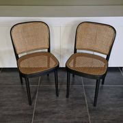 Lot de 2 chaises n°811 d’après Hoffmann, années 1990