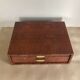 1960s cutlery box with Croco-style coating
