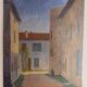Tableau, paysage, cachet de l’atelier d’artiste circa 1940