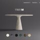 Angelo Mangiarotti ‘M1’ Dining Table in Solid Carrara Marble