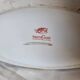 Hand-painted Toussi Court plate or tray and planter set