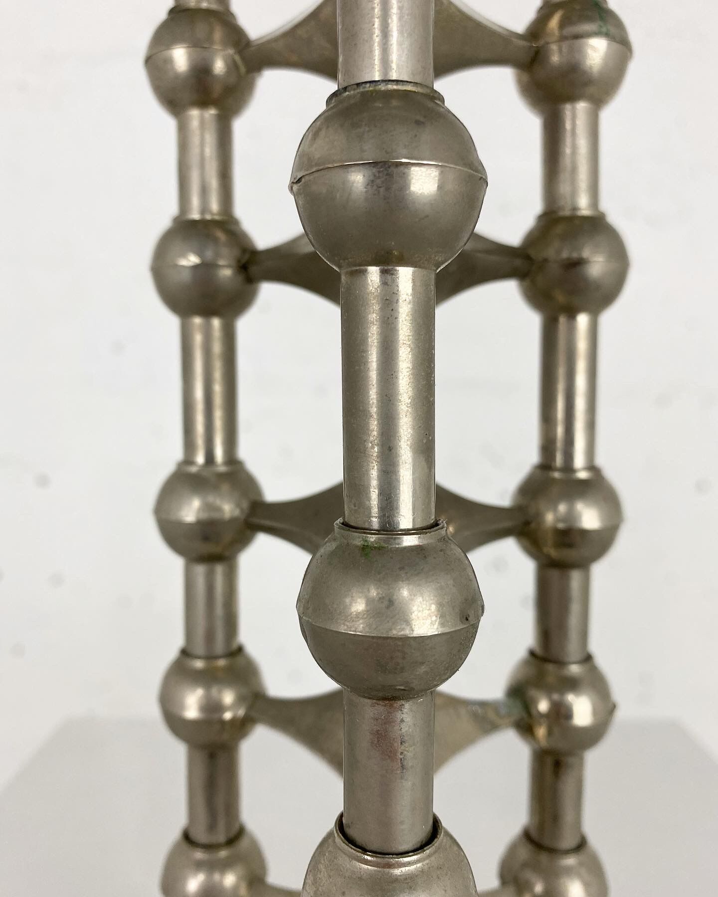 Nagel - suite of 6 "stoff" candle holders