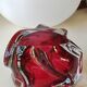 Cendrier en verre d Art soufflé, Murano, années 60