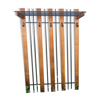 Vintage 60s hanging wall coat door