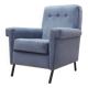 Blue armchair, Italian design, 1970s, production: Italy