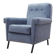 Blue armchair, Italian design, 1970s, production: Italy