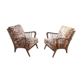 Pair of vintage armchairs 50s