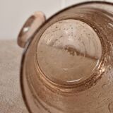 Ice bucket biot old bubble glass