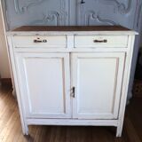 Parisian buffet in white wood