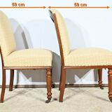 Pair of Cuban Mahogany Chairs, Restoration Period – Early 19th Century