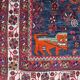 Large Persian carpet XL from Shiraz with Persepolis patterns, hand-knotted in naturally dyed wool.