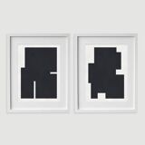 2 framed art prints