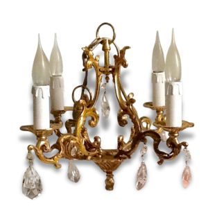 lustre Cages en bronze