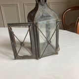 Antique lantern in black metal