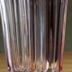 Vase en cristal Mikasa décor lierre parisien et lustre rosé