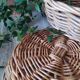 Vintage woven wicker basket