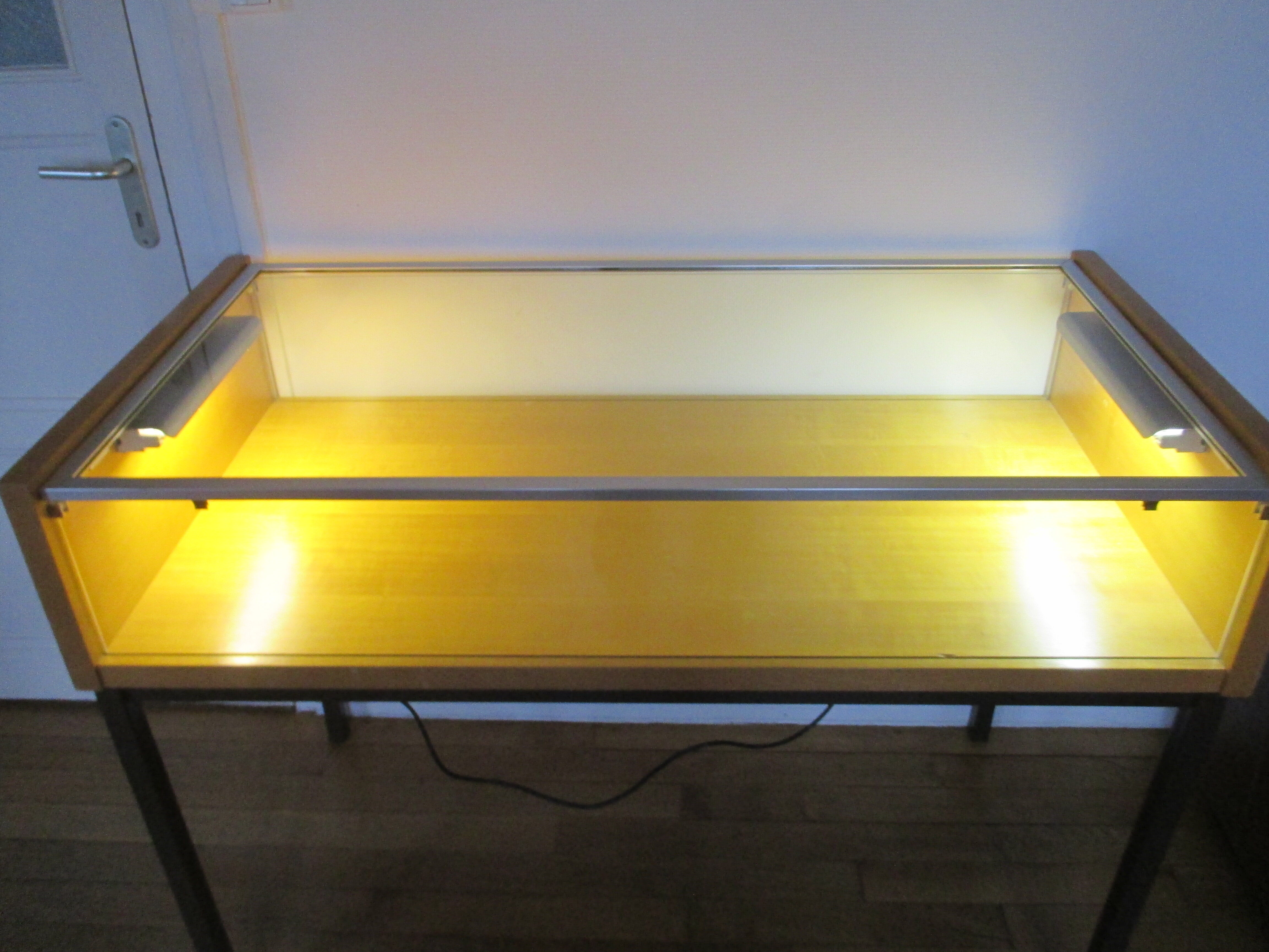 Vintage console showcase furniture