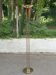 Lampadaire italien vintage en laiton doré 1970