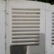 Curved shutters oak and fir H156xL245