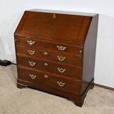 Commode scribanne en acajou massif, époque Géorgienne, Angleterre, XVIIIème s.