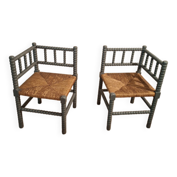 Pair of corner chairs