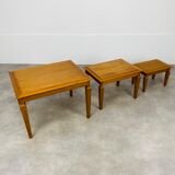 Classic wooden nesting tables