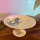 Gien porcelain compote bowl