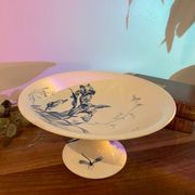 Gien porcelain compote bowl