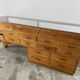 2 Showcases furniture of loom with drawers oak wood jewelry Art Deco 1930' compass feet