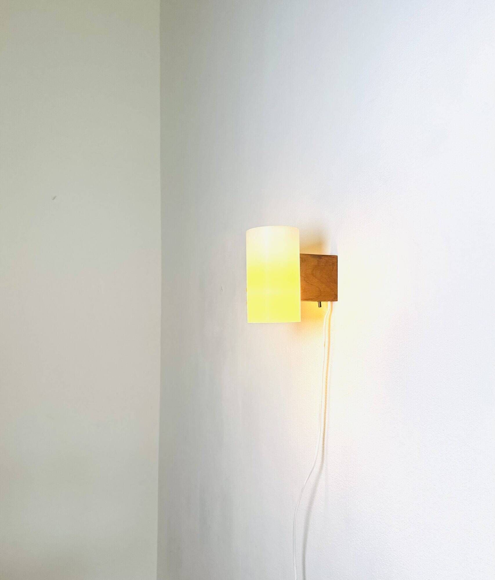 Cylindrical Wall Lamps By Uno & Östen Kristiansson For Luxus, Sweden 1960S