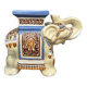 Elephant ceramic side table