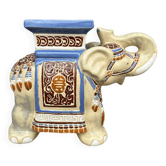 Elephant ceramic side table